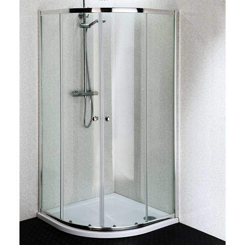 Oxford 800mm Quadrant Shower Enclosure With Stone Resin Tray (4mm).