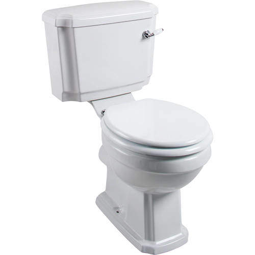 Oxford Cromford Traditional Toilet & Cistern With Ceramic Handle.