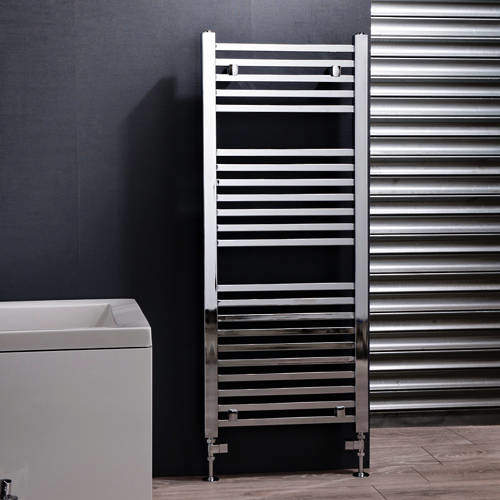 Oxford Talon Straight Towel Radiator 1200x500mm (Chrome).