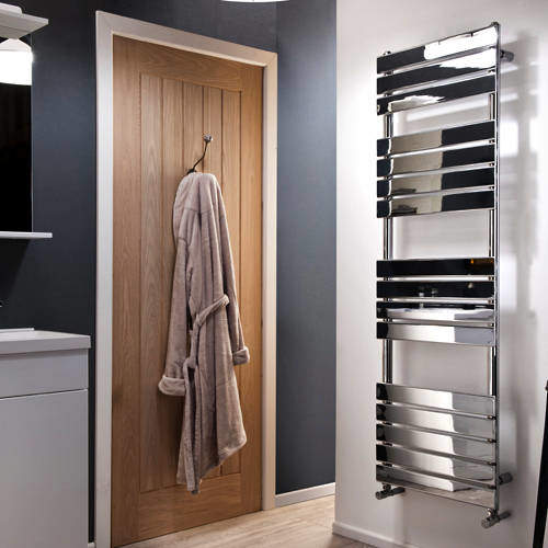 Oxford Swift Heated Towel Radiator 1600x500mm (Chrome).