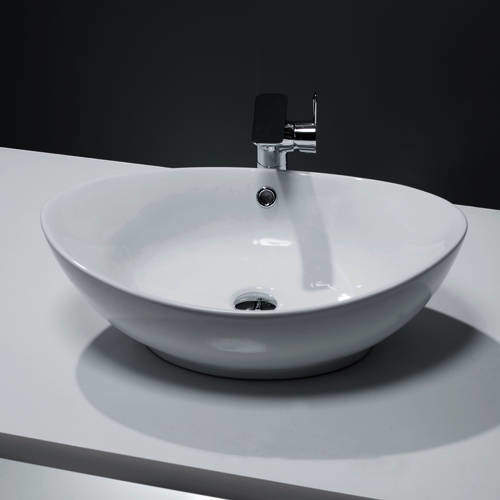 Oxford Oval Counter Top Basin 580x385mm (No Tap Hole).