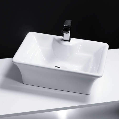 Oxford Counter Top Basin 490x385mm (1 Tap Hole).