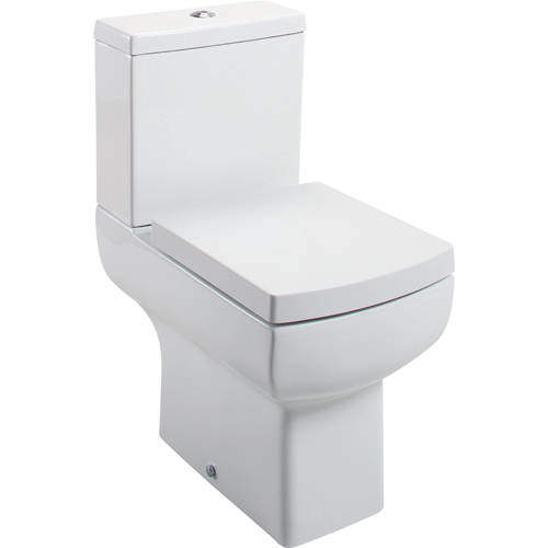 Oxford Daisy Lou Close Coupled Toilet Pan With Cistern & Seat (WRAS).