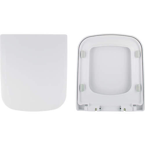 Oxford Fair PP Wrapover, Top Fixing Toilet Seat (White).