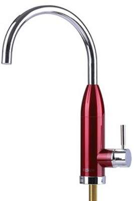 Hydra Electric Deluxe Instant Heated Water Kitchen Mixer Tap (Red).
