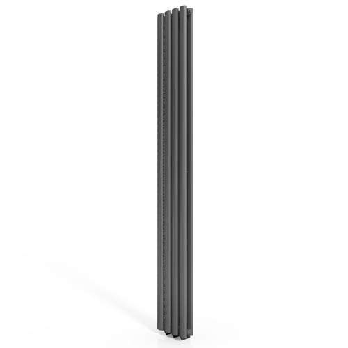 Oxford Celsius Double Panel Vertical Radiator 1800x236mm (Anthracite).