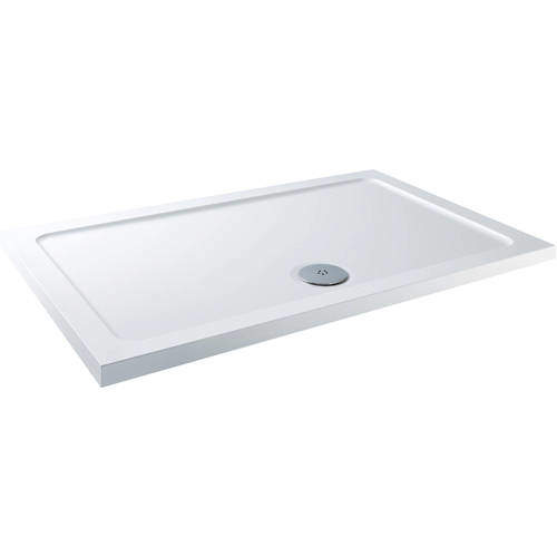 Tuff Trays Rectangular Stone Resin Shower Tray & Waste 900x760mm (LP).