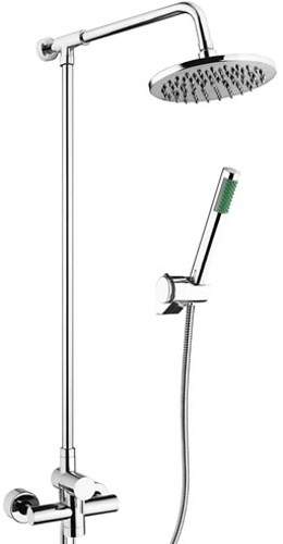 Hydra Showers Manual Shower Set With Valve, Riser & Shower Head.