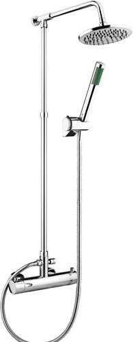Hydra Showers Thermostatic Bar Shower Valve Set With Round Head.