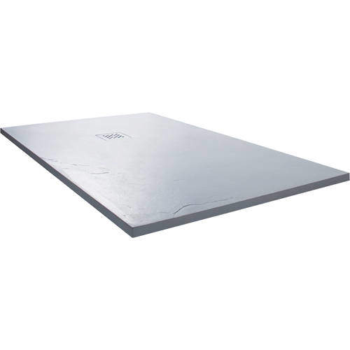 Slate Trays Rectangular Shower Tray With Waste 1500x800mm (White).