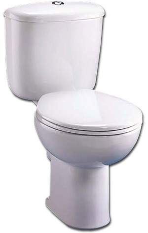 Ideal Standard Studio Close Coupled Toilet, Push Cistern, Fittings & Seat.
