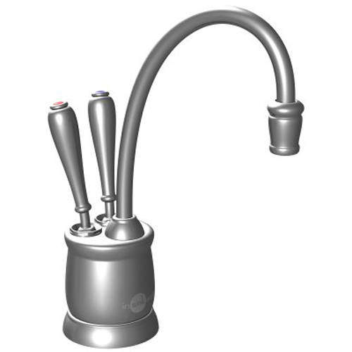 InSinkErator Hot Water Boiling Hot & Cold Filtered Kitchen Tap (Brushed Steel).