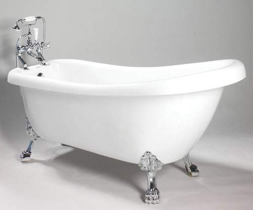 Hydra Eton Slipper Roll Top Bathroom Suite. 1710x740mm.