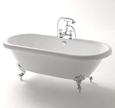 Hydra Windsor Double Ended Roll Top Bathroom Suite. 1700x750mm.