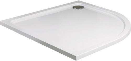 JT40 Fusion Slimline Quadrant Shower Tray. 1000x1000x40mm.