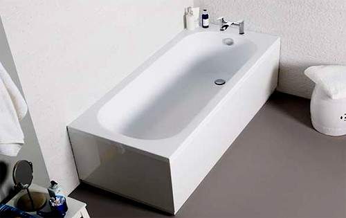 Hydra Revive Single Ended Acrylic Bath With Legs. 1700x700mm.