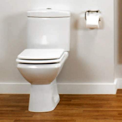 Hydra Elizabeth Toilet With Push Flush Cistern & Soft Close Seat.