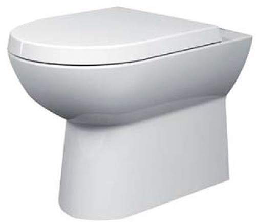 Hydra Metro Back To Wall Toilet Pan With Deluxe Soft Close Seat.