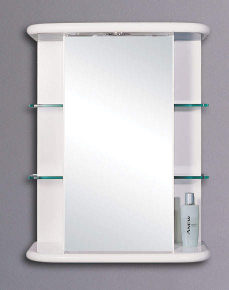 Lucy Cork bathroom cabinet with light.  530x660mm.