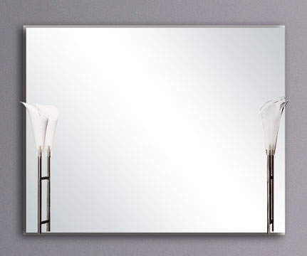 Lucy Meath illuminated bathroom mirror.  Size 900x700mm.