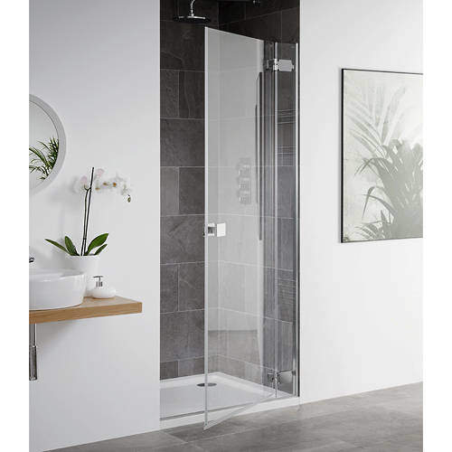 Lakes Island Barbados Frameless Hinged Shower Door (1000x2000mm).