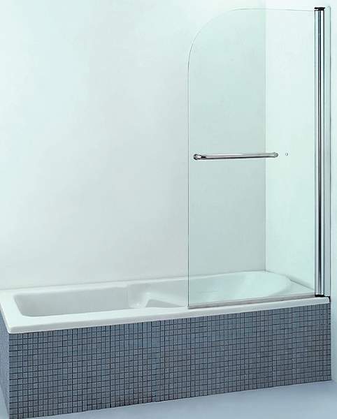 Matrix Screens Single Bath Screen. 800mm.