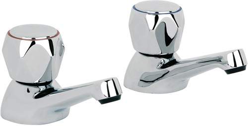 Mayfair Alpha Bath Taps (Pair, Chrome).