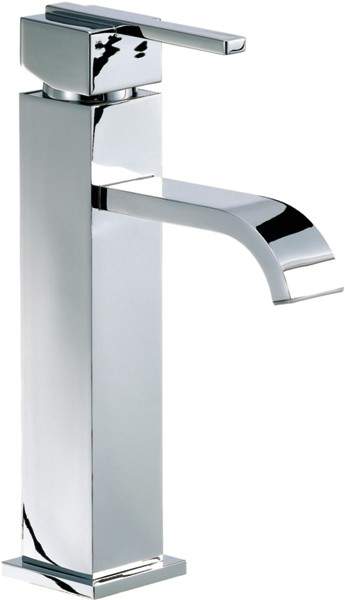 Mayfair Ice Fall Lever Basin Mixer Tap, Freestanding, 237mm High.