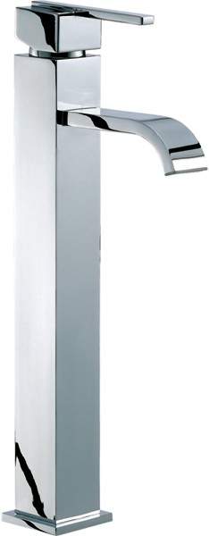 Mayfair Ice Fall Lever Basin Mixer Tap, Freestanding, 357mm High.