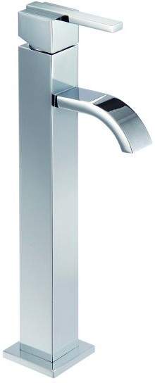 Mayfair Ice Fall Lever Cloakroom Mono Basin Mixer Tap, 283mm High.