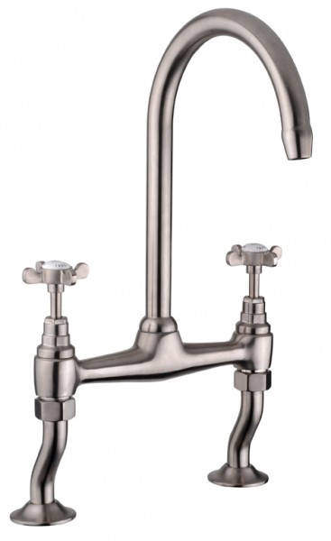 Mayfair Westminster Bridge Mixer Kitchen Tap (Brushed Nickel).