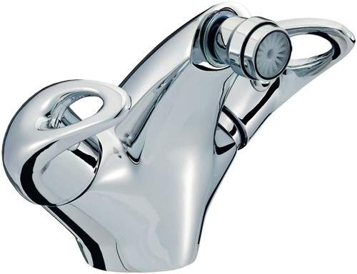 Mayfair Orion Mono Bidet Mixer Tap With Pop Up Waste (Chrome).