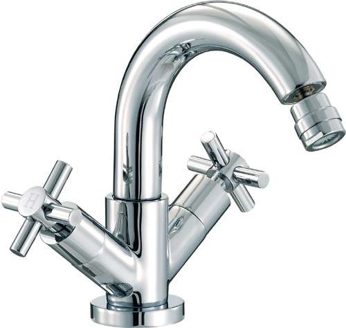 Mayfair Series C Mono Bidet Mixer Tap With Pop-Up Waste (Chrome).