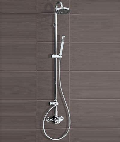 Mayfair Series X Thermostatic Shower Set With Valve, Riser & Head.
