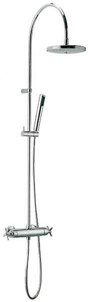 Mayfair Series X Thermostatic Shower Set With Valve, Riser & Head.