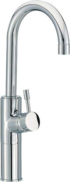 Mayfair Kitchen Series High Rise Kitchen Mixer Tap With Swivel Spout (Chrome).