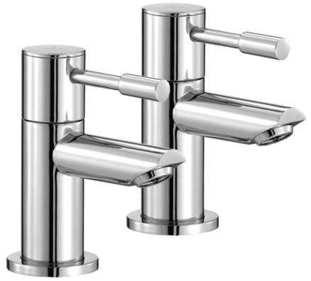 Mayfair Series F Bath Taps (Pair, Chrome).