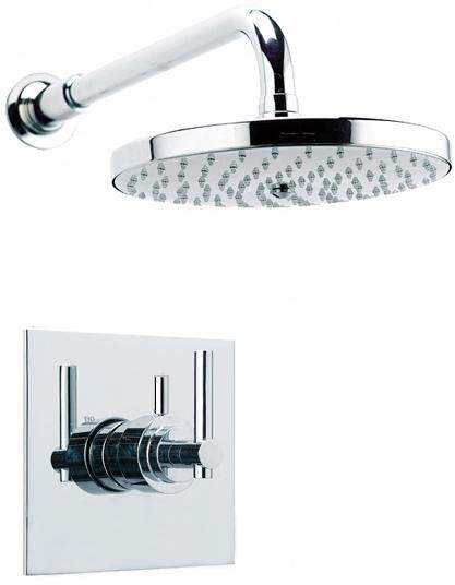 Mayfair Series L Dual Thermostatic Shower Valve With Fixed Shower Head.
