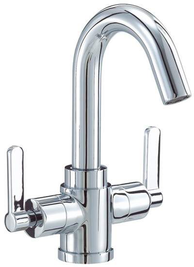 Mayfair Stic Mono Basin Mixer Tap With Pop-Up Waste (Chrome).