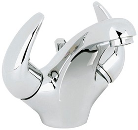 Mayfair Titan Mono Basin Mixer Tap With Pop Up Waste (Chrome).