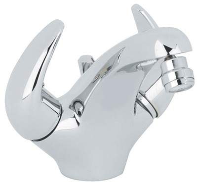 Mayfair Titan Mono Bidet Mixer Tap With Pop Up Waste (Chrome).