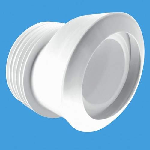 McAlpine Plumbing WC 4"/110mm Offset Toilet Pan Connector (Macfit).