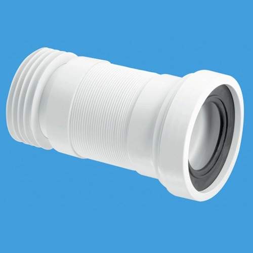 McAlpine Plumbing WC 4"/110mm Toilet Pan Flexible Connector 310mm.