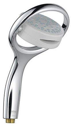 Mira 360 Four Spray 360R Shower Handset (White & Chrome).