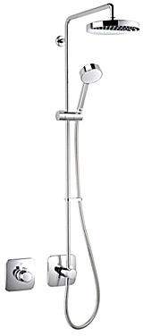 Mira Adept Concealed Thermostatic Shower Valve With Rigid Riser Kit.