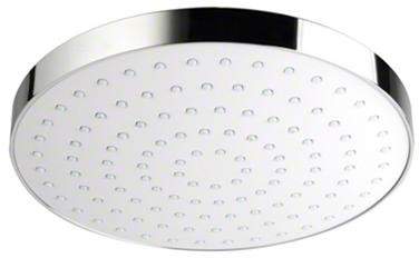 Mira Beat Shower Head (250mm, White / Chrome).