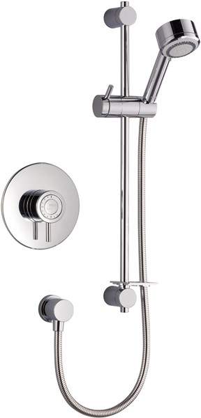 Mira Element Concealed Thermostatic Shower Valve With Shower Kit (Chrome).