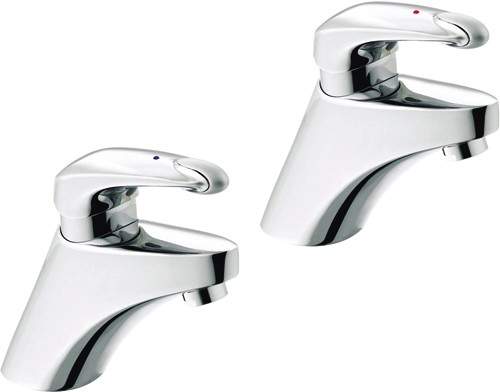 Mira Excel Bath Taps (Pair, Chrome).