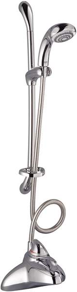 Mira Excel TMV2 Thermostatic Bath Shower Mixer Tap With Slide Rail Kit.