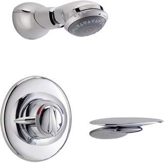 Mira Gem88 Concealed Manual Shower Valve With Shower Head & Soap Dish.